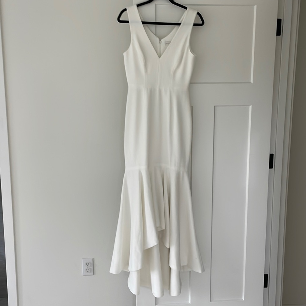 Dress the Population – Demi High/Low Mermaid Hem Evening Dress